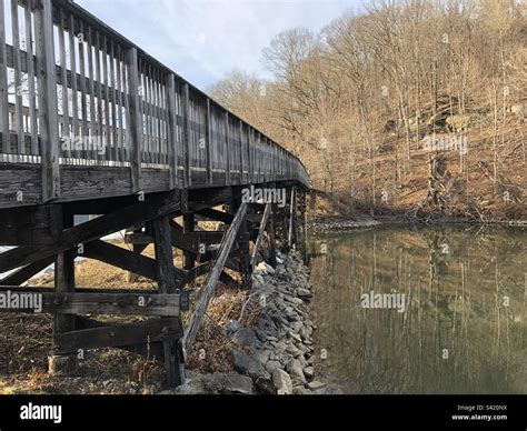 Bridge In Cheat Lake WV Stock Photo Alamy