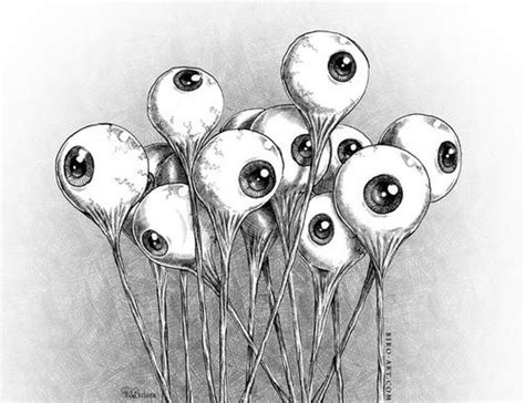 Eyeball Art Eyeball Drawing Biro Art