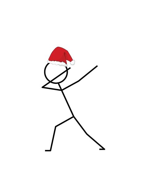 Dabbing Santa Stick Man T Shirt By Lukewoodsdesign Redbubble