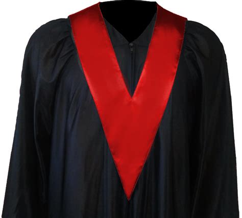 Graduation Gown Student Tie In Colour Red Square Caps®