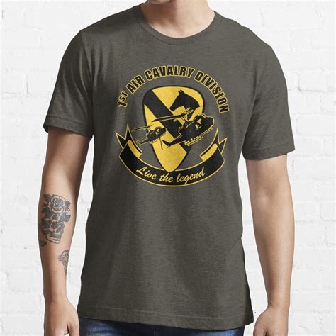 1st Air Cavalry Division Air Cav Live The Legend Essential T Shirt By