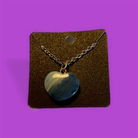 Heart Stone Necklace Willows Melting Pot