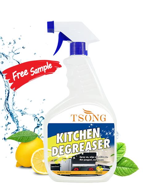 Tsong Biodegradable All Purpose Cleaner Orange Kitchen Degreaser Foam