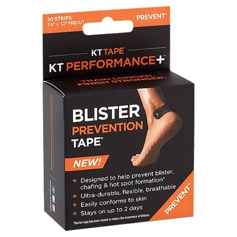 Kt Tape Kt Performance Blister Prevention Tape 30 Count