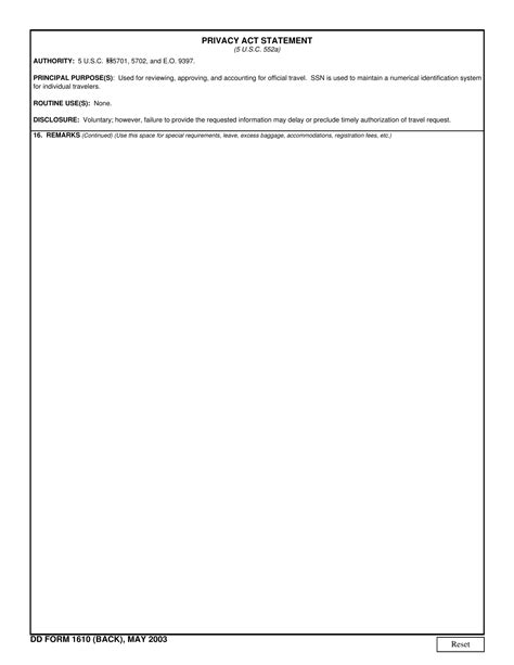 Dd Form 1610 Fill Out Sign Online And Download Fillable Pdf