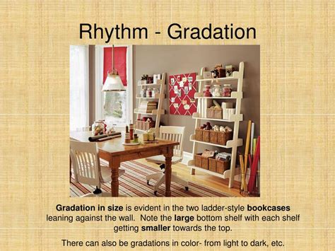 Gradation Rhythm In Interior Design
