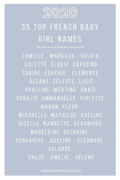 Discover The Most Enchanting French Baby Girl Names Of 2020