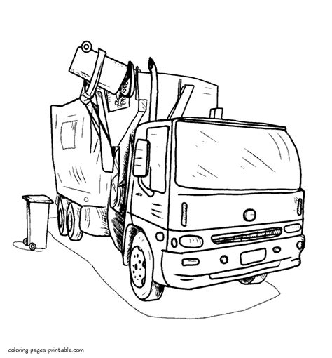 We have 0 colouring pages in this category. Garbage truck coloring page || COLORING-PAGES-PRINTABLE.COM