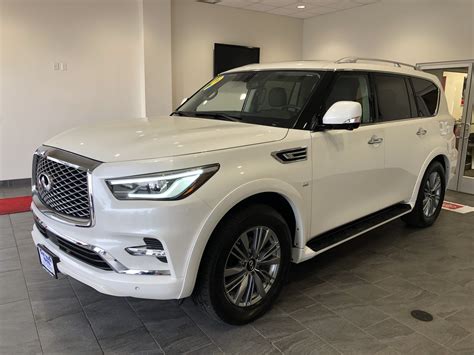 Pre Owned 2019 Infiniti Qx80 Luxe V8 Awd Suv Sport Utility In Wood
