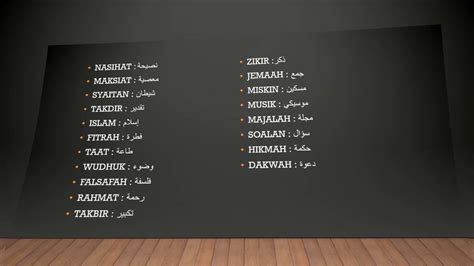 Help us to build the best dictionary. Arabic Loan Word In Malay Language - YouTube