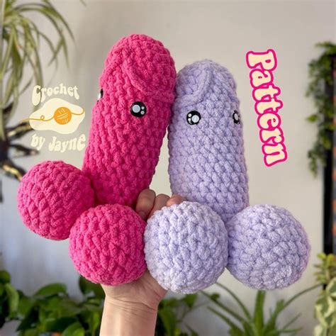 crochet penis pattern etsy