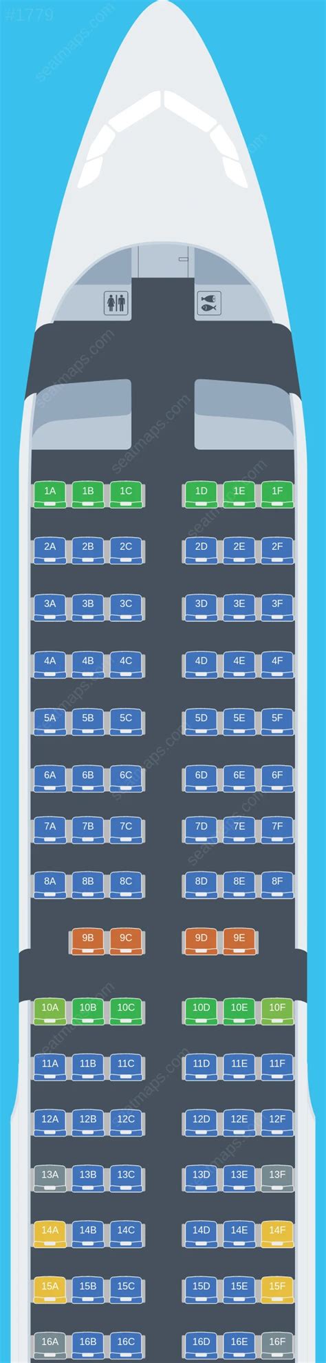 Seat Map Of Airbus A Finnair Updated