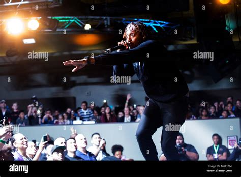 Grammy Award Winning Hip Hop Artist Lecrae Performs For Service Members