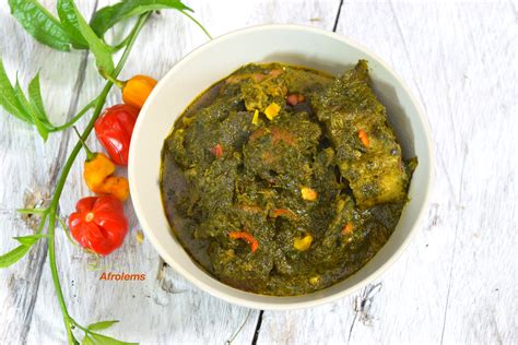 This is a delicious soup that hails from edo state. Nigerian Black Soup - Edo Esan - Omoebe - Benin Soup ...