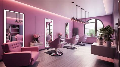 Modern Beauty Salon With Places For Makeup Artist And Hairdresser Big