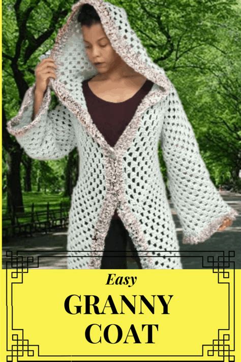 Easy Crochet Sweater Coat Pattern Littlejohns Yarn