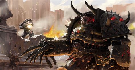 Warhammer 40k Chaos Terminator Super Massive Beast How Big Are The