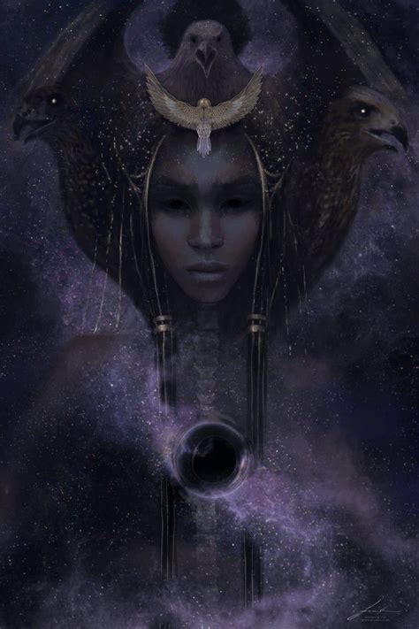 Nephthys 12x18 Art Print Egyptian Mythology Goddess Of Etsy In 2021 Black Love Art Egyptian