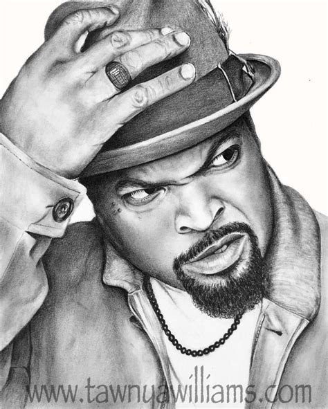 Ice Cube Original Print Tawnya Williams Art Ice Cube Drawing