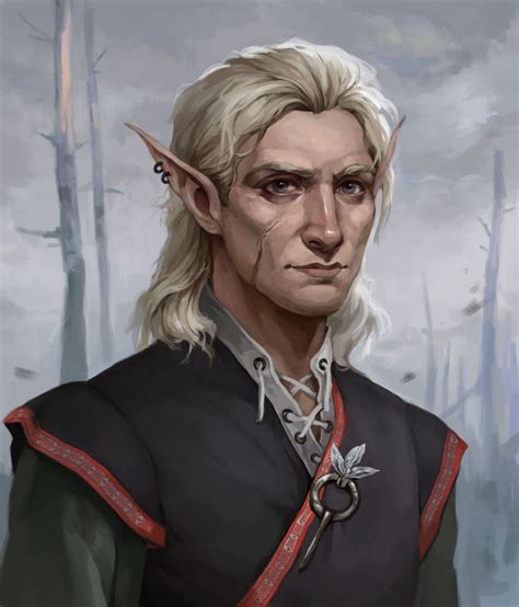 Artstation Elf In 2022 Character Portraits Elves Fantasy Dungeons