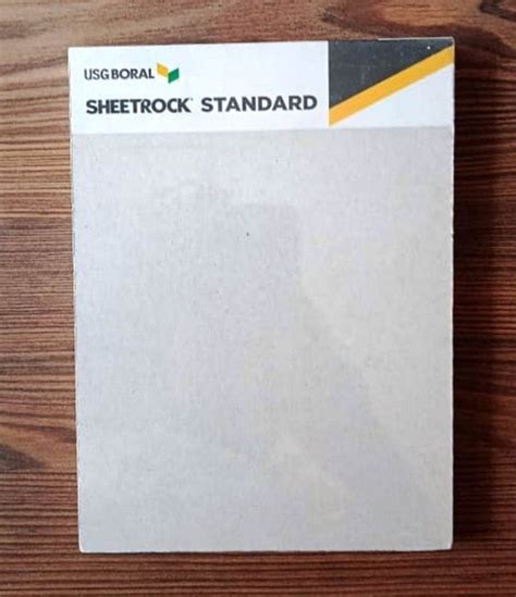 White Usg Boral Sheetrock Standard Gypsum Board Thickness Mm At Rs