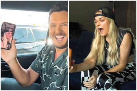 Watch Luke Bryan Shocks Alana Springsteen With Big News Over Facetime Call Country Now