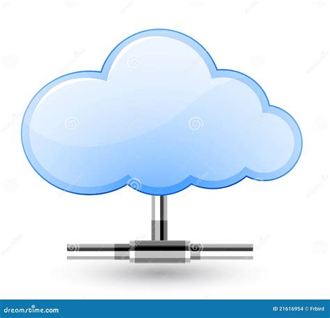 Cloud Network Stock Vector Illustration Of Icon Balanced 21616954