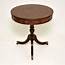 Antique Mahogany Leather Top Revolving Drum Table  Marylebone Antiques