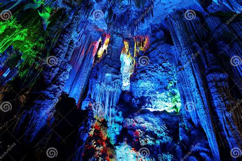 Reed Flute Caves In Guilin Stock Photo Image Of Attraction 25522476