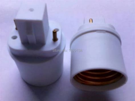 200pcs Pc Led Socket G24 To E27 Led Socket Adapter Light Bulb Lamp