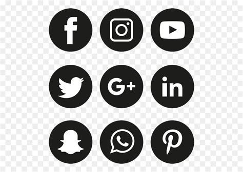 White Social Media Icon Transparent Background At