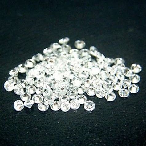 Cubic Zirconia Round Crystal Clear White Aa Cz Loose Stones Etsy