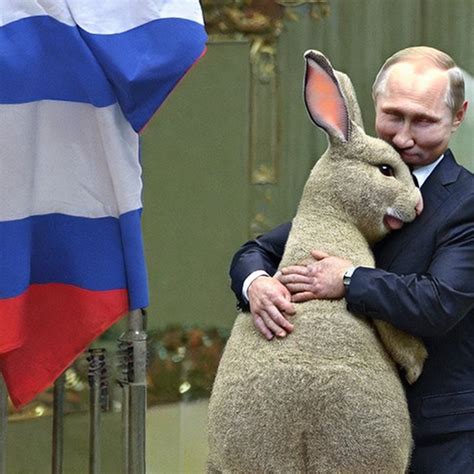 Stabilityaistable Diffusion · Giant Bunny Hugging Putin
