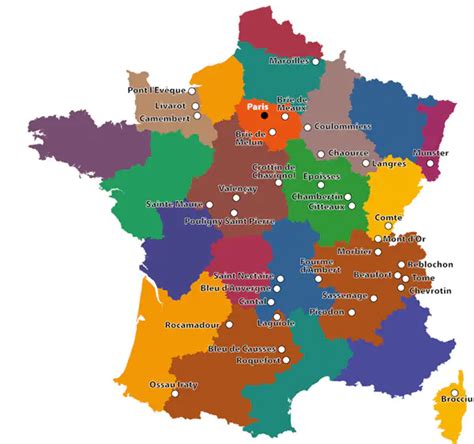 A French Cheese Map