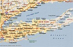 Map Of Long Island N Y - HolidayMapQ.com