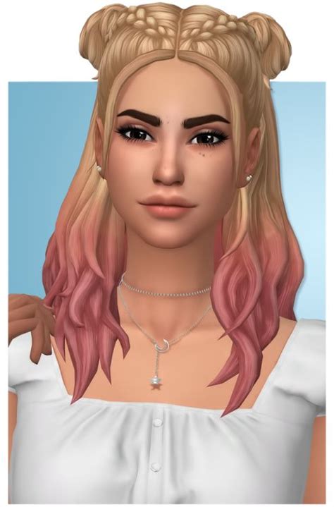 Kira Hair Sims Hair Sims 4 Teen Sims 4