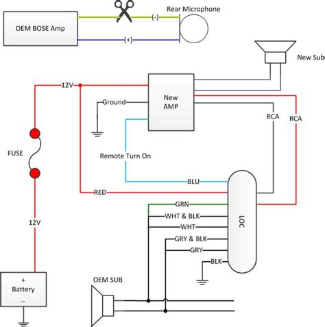 Car Audio Wiring Diagrams Amplifier Installation Kit Orla Wiring