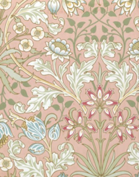 Hyacinth Pattern 480 Wallpaper Design By William Morris 1917