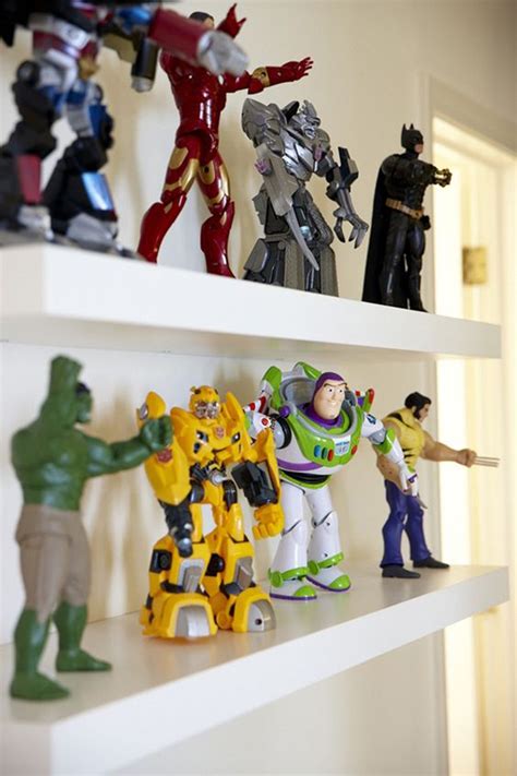 I started with two sheets of extruded. simple-diy-action-figure-wall-racks | HomeMydesign