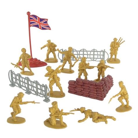 Nett Store Plastic Soldiers 38 Piece Plastic Army Men British Soldier