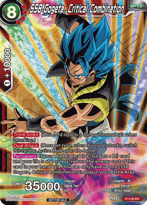 Mutenroshifans Dragon Ball Super Card Game Gogeta Blue Cards List