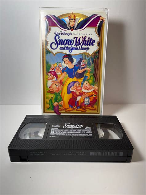 Snow White And The Seven Dwarfs Walt Disney Vhs Movies Etsy The Best