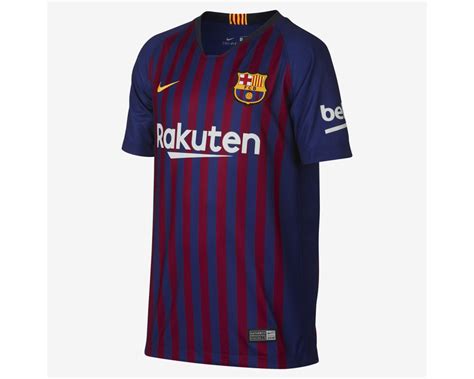 Nike Barcelona Messi Home Jersey Youth 201819 Royal