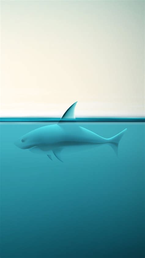 Abstract Ocean Shark Iphone Wallpapers Free Download