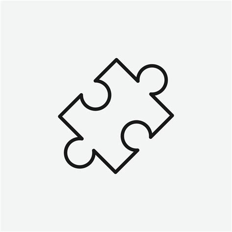 Vector Illustration Of Puzzle Icon Symbol 2243725 Vector Art At Vecteezy