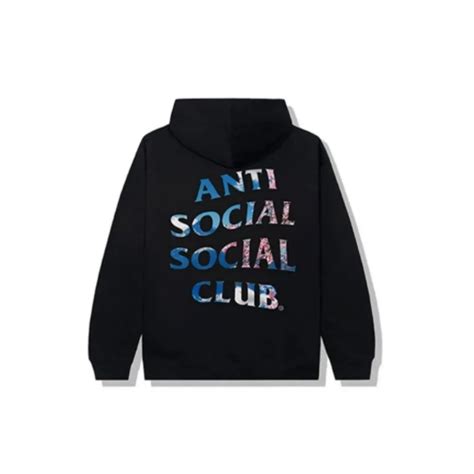 Anti Social Social Club Serenity Black Hoodie By Youbetterfly
