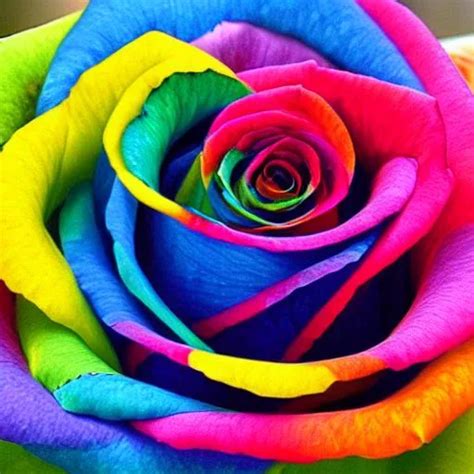 Rainbow Rose Openart