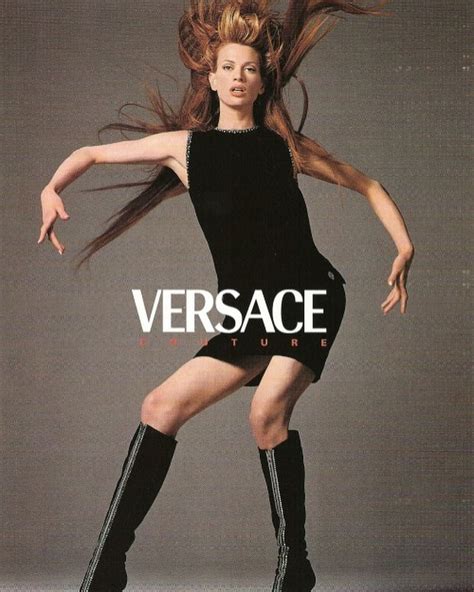 Kristen Mcmenamy For Versace Couture Fallwinter 1995 Photographed By
