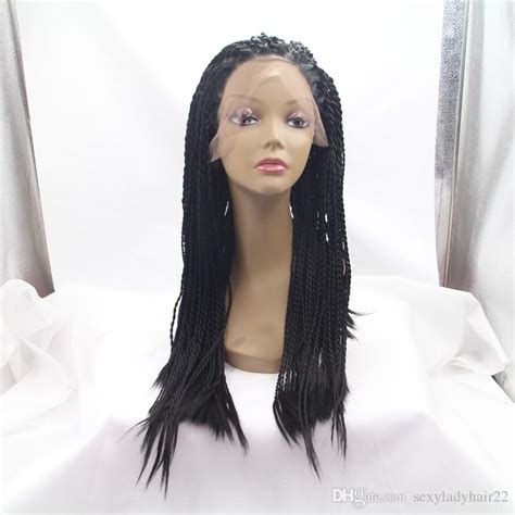 Heat Resistant 150 Density Full Twist Luvme Hair Braided Wigs With Synthetic Lips In Various