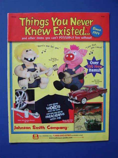 2002 Things You Never Knew Existed Johnson Smith Company Catalog